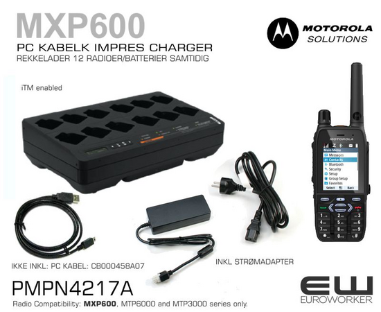 Motorola  PMPN4217A 12 PACKET CHARGER (MXP600, MTP3000, MTP6000)
