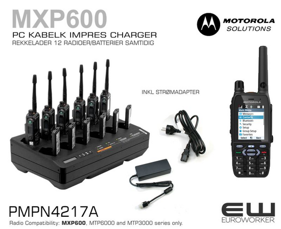 Motorola  PMPN4217A 12 PACKET CHARGER (MXP600, MTP3000, MTP6000)