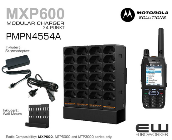 Motorola PMPN4554A  MODULAR CHARGER - 24.punkt (MXP600, MTP3000, MTP60