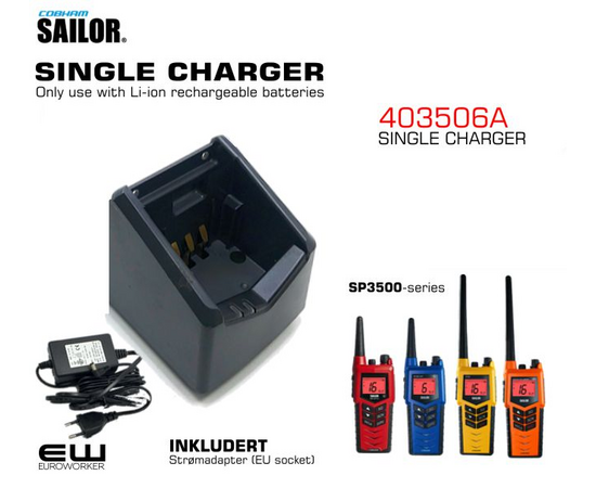Sailor SP3500 Single Charger Kit - 403506A