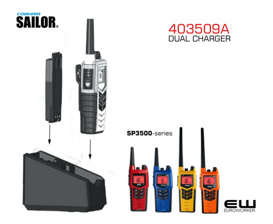 Sailor SP3500 Dual Charger Kit - 403509A