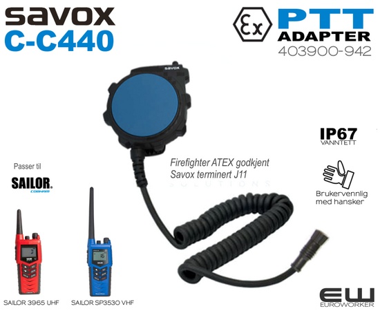 Savox C-C440 Atex Fire Fighter Kit (L443922)