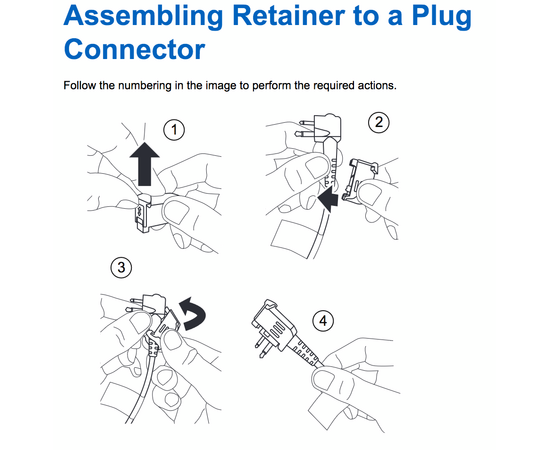 Motorola PMLN8502A Accessory Retainer til R2