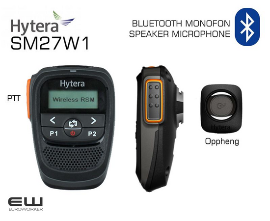 Hytera  SM27W1  Wireless Remote Speaker Microphone