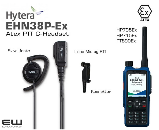 Hytera HP795EX IIC og IIA Atex Terminal (UHF, Bt, IP68, GPS, AI) - Røykdykking SOLASHytera HP795EX IIC og IIA Atex Terminal (UHF, Bt, IP68, GPS, AI) - Røykdykking SOLAS