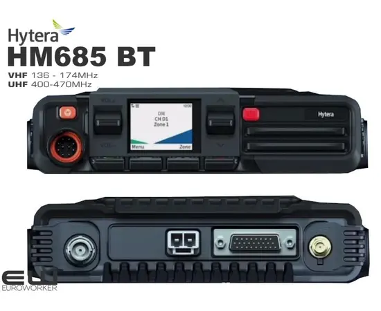 Hytera HM685 Stasjonær radio (UHF, VHF, BT)