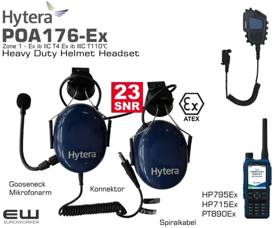 Nyhet! Hytera HP795Ex med Bluetooth (2W, IP68, UHF, VHF)