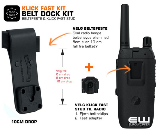 Klick Fast Beltefeste KIT