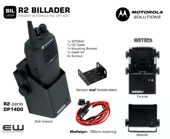 Motorola R7 WeTech Stål Billader  - WTC642