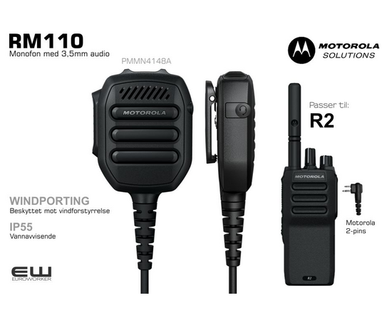 Motorola RM110 med 3,5mm audio (R2, PMMN4148A)