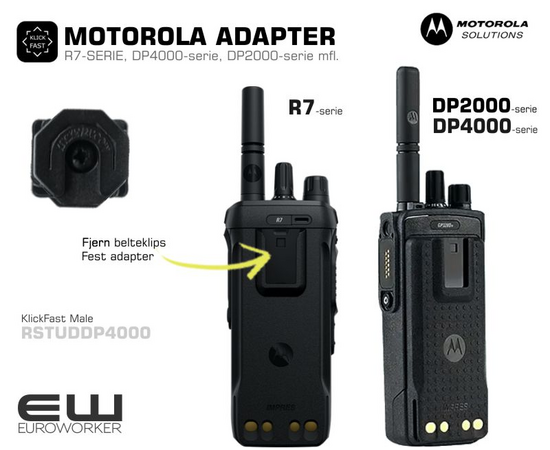 Motorola Klick Fast Adapter (R7, DP4000-serie, DP2000-serie) RSTUDMOTOROLA