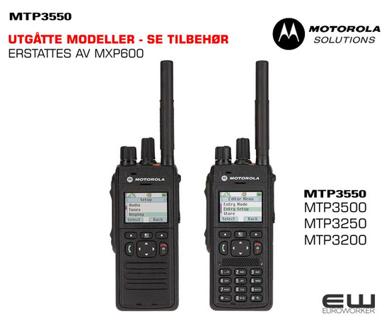 Motorola MTP3550 TETRA Terminal (MDH63PCH6TZ8AN)