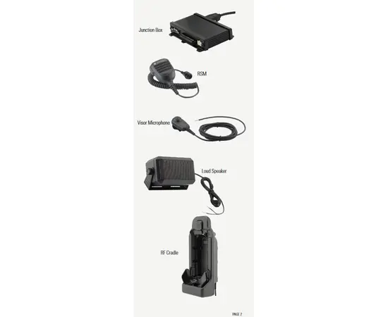 Motorola  GM0368A . MXP600 STANDARD CAR KIT_PMLN6662A Car Kit Junction Box
PMKN4169A Cradle to Junction Box
Cable 30012040002 Power Cable
FTN6376A Mounting Bracket for Cradle
PMLN6240A Remote Speaker Mic Mounting Bracket
PMLN8306A MXP600 Non Charging Cradle with RF connection
RMN5054B Smart Visor Microphone RSN4003A 7.5W
External Speaker RLN5926A
Push Button PTT MN007821A01
Installation Manual MN007820A01
User Guide