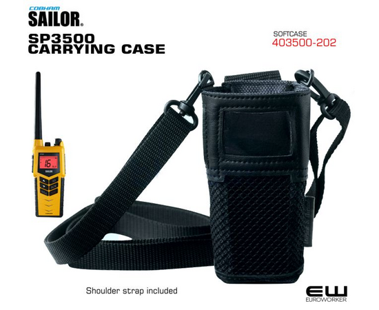 403500-202
Sailor SP3500 Soft Carrying Case with shoulderstrap