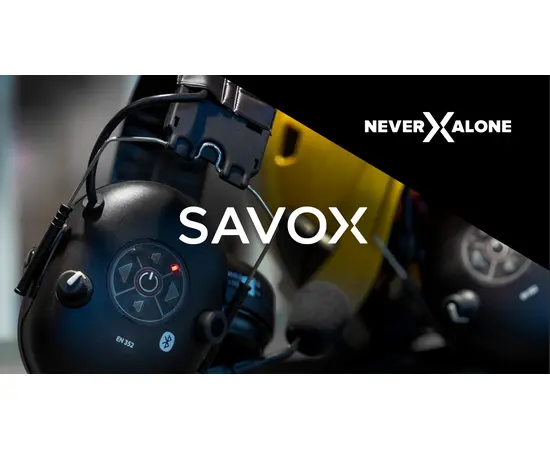 Savox Noise-Com 500 Bluetooth PTT Industri headset (SNR29) - K6021100010 HELMET - K6021100010 Headband