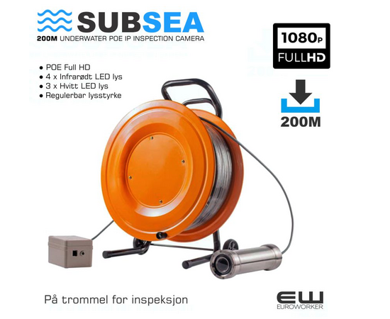 SUBSEA UNDERWATER POE IP INSPECTION CAMERA