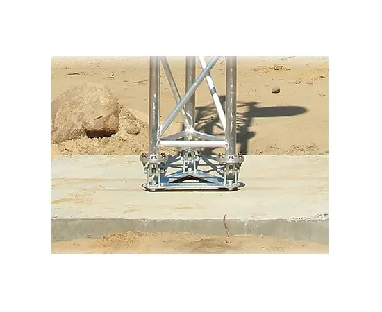 FUNDAMENTERING MED ANTENNEANKER - Antennetårn - Max høyde 6m