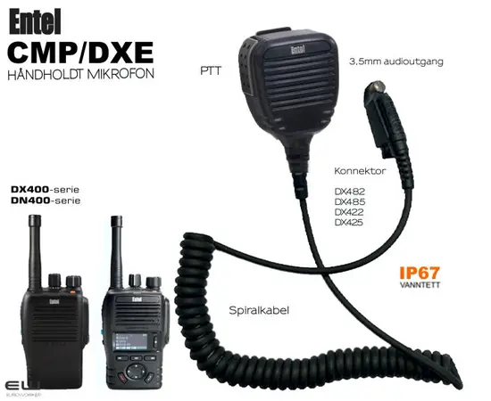 Entel CMP/DXE Speaker Microphone (DN400, DX400)