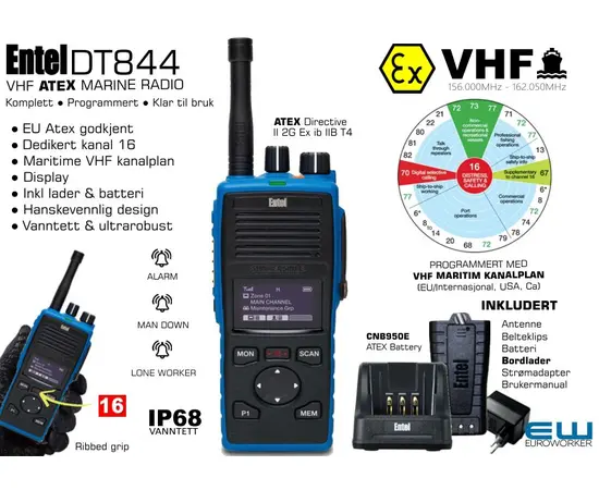 Entel DT844 Maritime VHF Atex