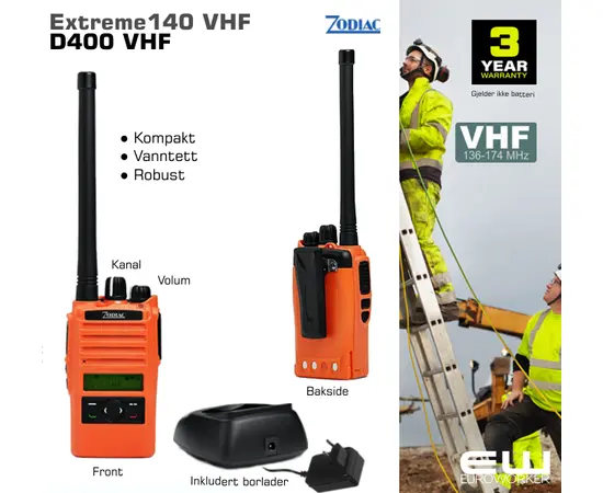Zodiac D300 VHF / Extreme 140 VHF