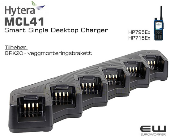 Hytera MCL41 - Smart 6-Way Multi Unit Charger  (HP795Ex, HP715Ex)