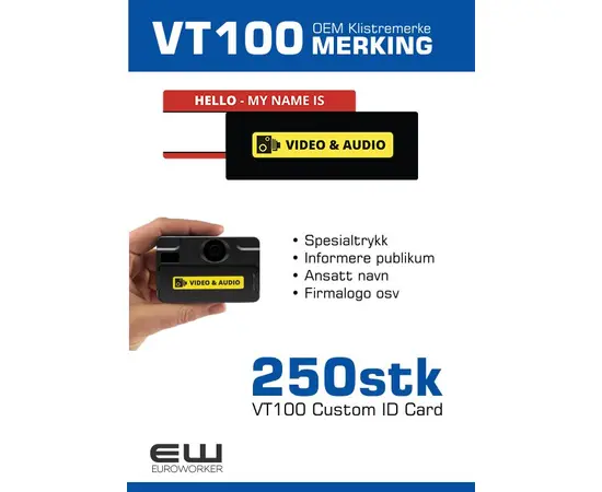 Motorola VT100 Custom ID Card