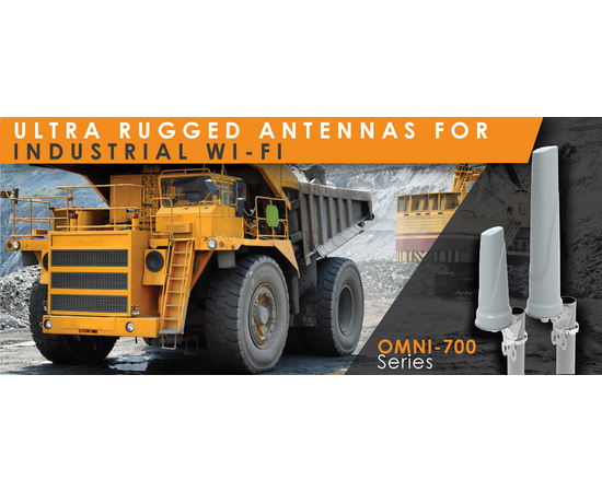 Ultra Rugged Industri WiFi Antenne Rhyno OMNI700-serie