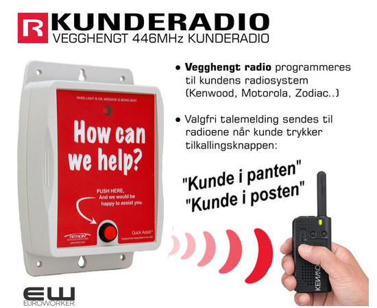 Kunderadio PMR446 (Q U I C K A S S I S T)