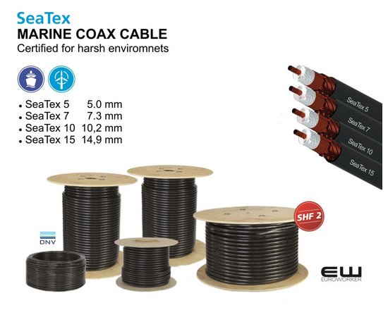 ● SeaTex 5 	     5.0 mm
● SeaTex 7	      7.3 mm
● SeaTex 10	  10,2 mm
● SeaTex 15	  14,9 mm