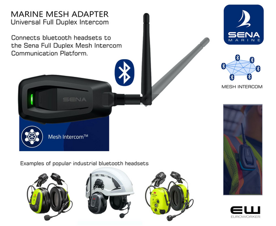 Marine Meshport Universal Full Duplex Intercom Adapter (Bluetooth)