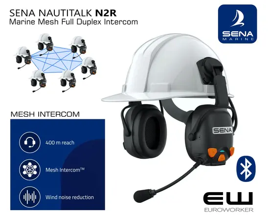 SENA NAUTITALK N2R - Marine Mesh Intercom Headset (BT)