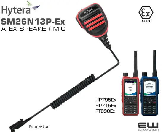 Hytera SM26N13P-Ex Atex RSM (PD795Ex, DP715Ex, PT890Ex)