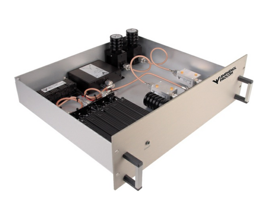 PRO-COM150-HDAR-2/...
2-Channel 19" 3 HU Single Tray Combining System
An integrated single tray combining solution housing a 2-channel
hybrid TX hybrid combiner, duplex filter, active RX multicouplers
and preselector.
Minimal rack space required - only 3 HU.
DESCRIPTION
Compatible with digital 6.25 kHz channel spacing.
Single TX isolators fitted as standard (dual isolators available as
option).
2 RX ports as standard (4 ports available as option).
Please specify TX / RX frequencies when ordering