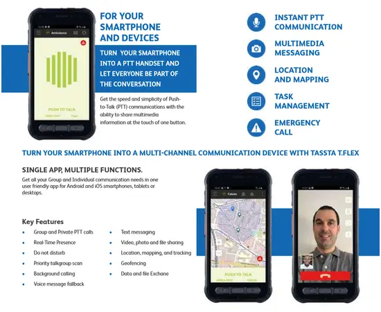 Tassta Private Server - POC Radio System (WiFi, 4G, WLAN)