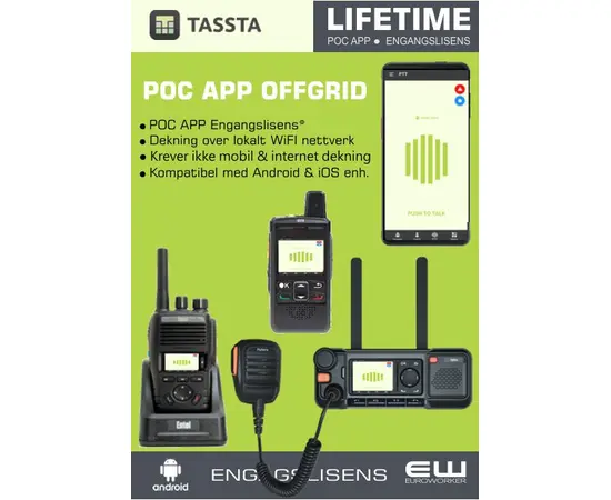 Tassta Standalone POC Lifetime App Lisens (Android, iOS)