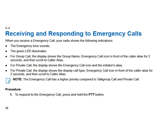 Motorola Wave PTX - Safeguard - Alarm - Emerguency MTPTT - POC - active Alarm