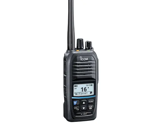 Icom IP-M60 Hybrid VHF-LTE Marineradio (IP67. Bluetooth)