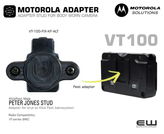 Motorola VT100 - Klick Fast Stud