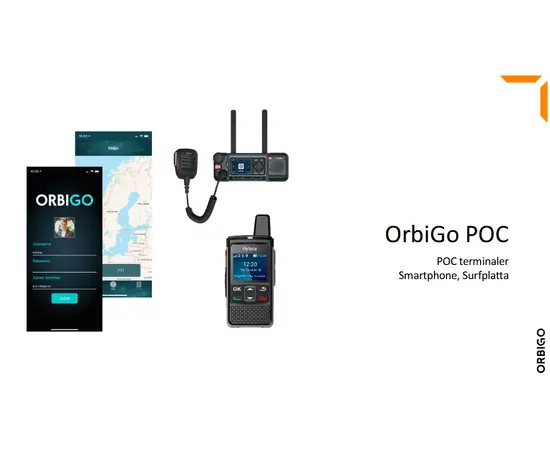 OrbiGo PTT - POC Android Abonnement (3 mnd)