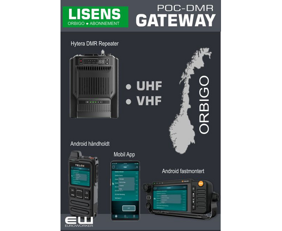 12 mnd Orbigo POC til Hytera DMR XPT Gateway