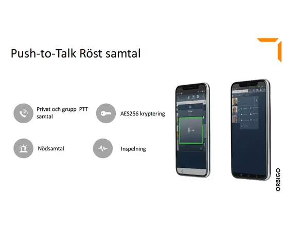 OrbiGo PTT - POC Android Abonnement (1 mnd)