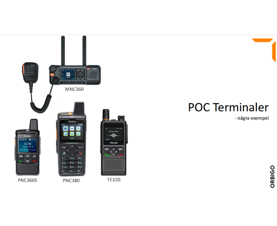 12 MND - OrbiGo PTT - POC Android Abonnement