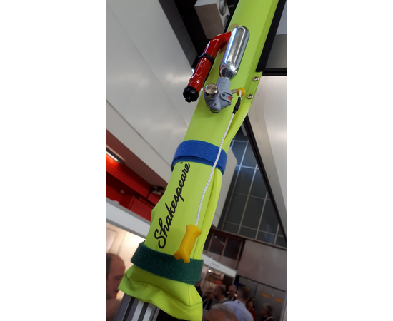 Marine VHF Nødantenne - 3dB 1.5m, Inflatable emergency VHF antenna