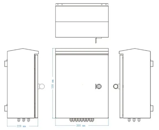 Prefabrikert IP66 Outdoor Cabinet med Mediaconverter og Industriell Ethernet PoE Switch