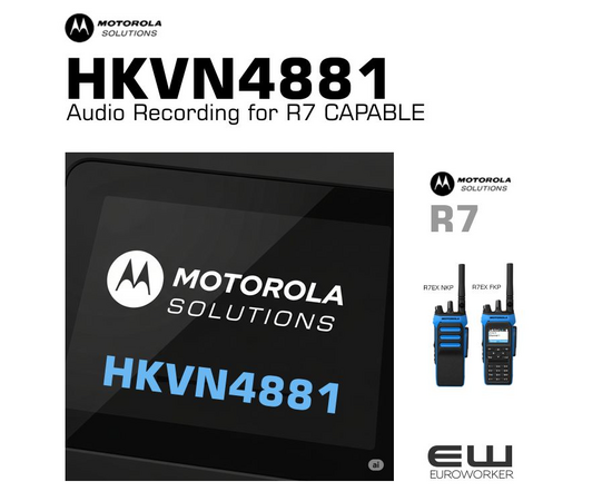 Motorola HKVN4881 Audio Recording for R7 CAPABLE