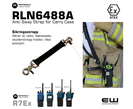 Motorola RLN6486 - Boston Leather Shoulder Strap (Atex)