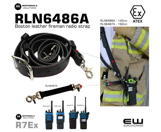 Motorola RLN6486 - Boston Leather Shoulder Strap (Atex)