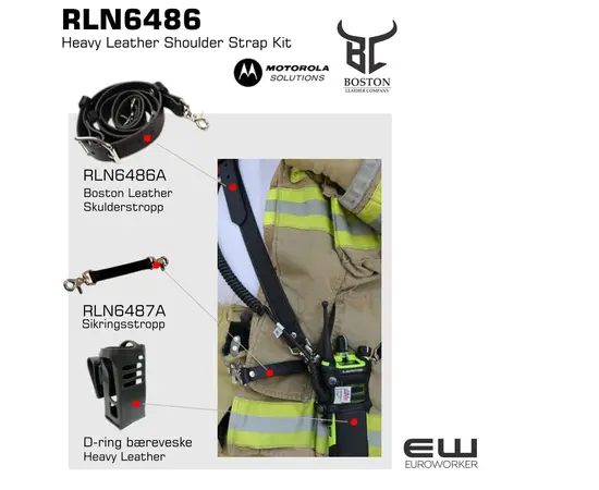 Motorola RLN6486 - Boston Leather Shoulder Strap (Atex)