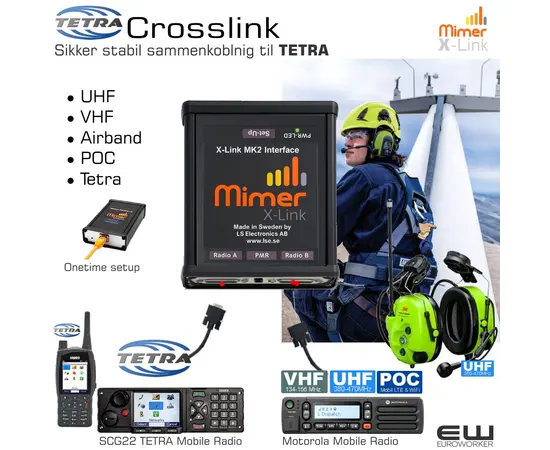 Mimer X-Link Crosslink - Sikker og stabil sammenkoblnig av radiobånd