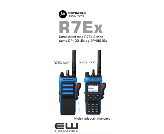 Motorola PMLN6047  Molex Quick Release Audio Adapter (ATEX, R7Ex, DP4000Ex-serie)